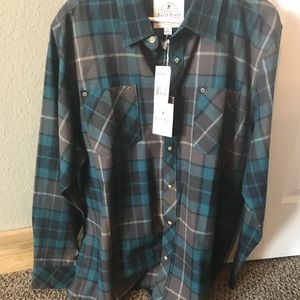 North River flannel shirt.